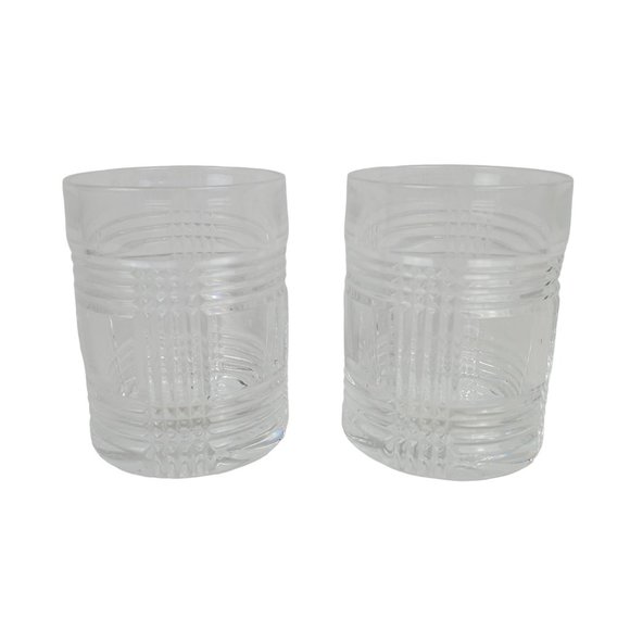 Ralph Lauren Dining 2 Ralph Lauren Glen Plaid Double Old Fashioned